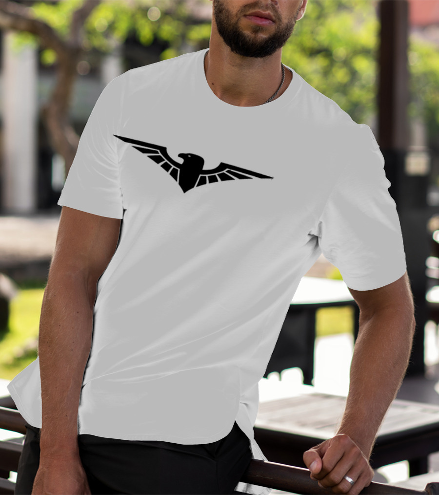 Falcon Wing Icon Black T-Shirt