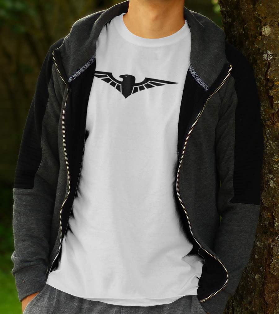Falcon Wing Icon Black T-Shirt