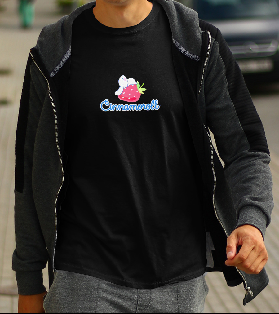 Cinnamoroll Hello Kitty Strawberry T-Shirt
