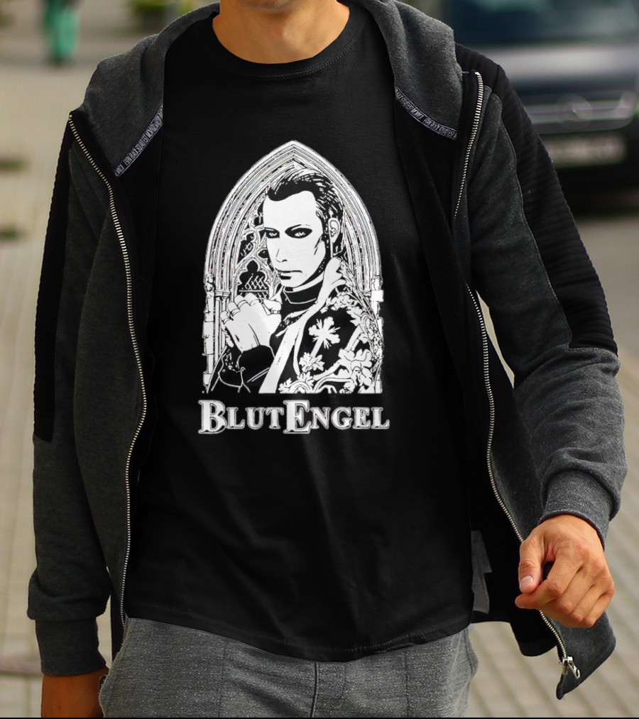 Blutengel Gothic Arch Portrait Chris Paul T-Shirt