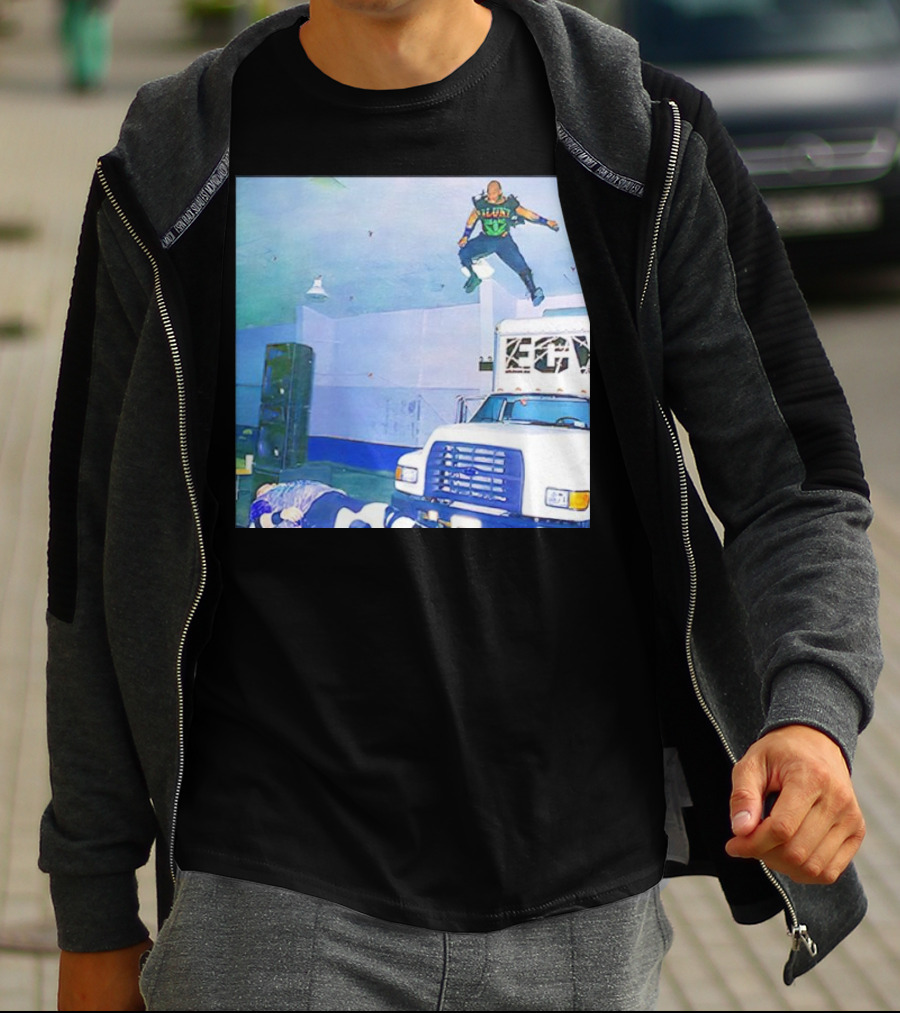 Jerome Young New Jack Flying ECW Truck Arena Scene T-Shirt