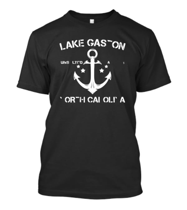 Lake Gaston North Carolina Nautical Anchor T-Shirt