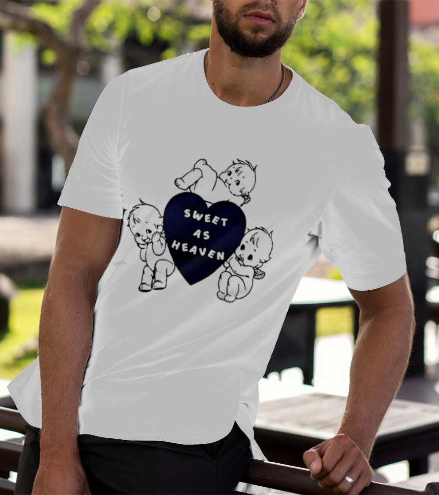 Sweet As Heaven Heart With Adorable Babies T-Shirt