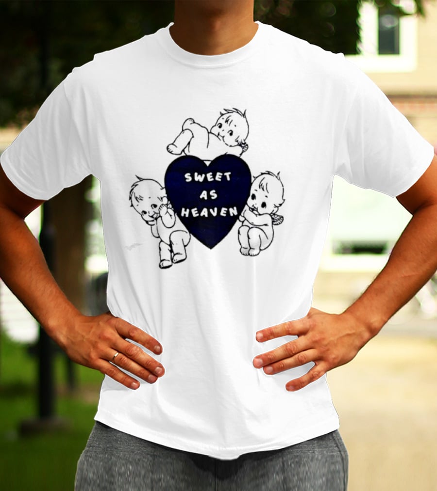 Sweet As Heaven Heart With Adorable Babies T-Shirt