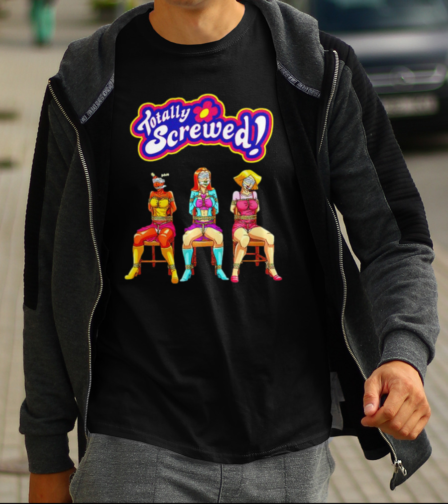 Totally Spies Totally Screwed Colorful Bound Characters T-Shirt