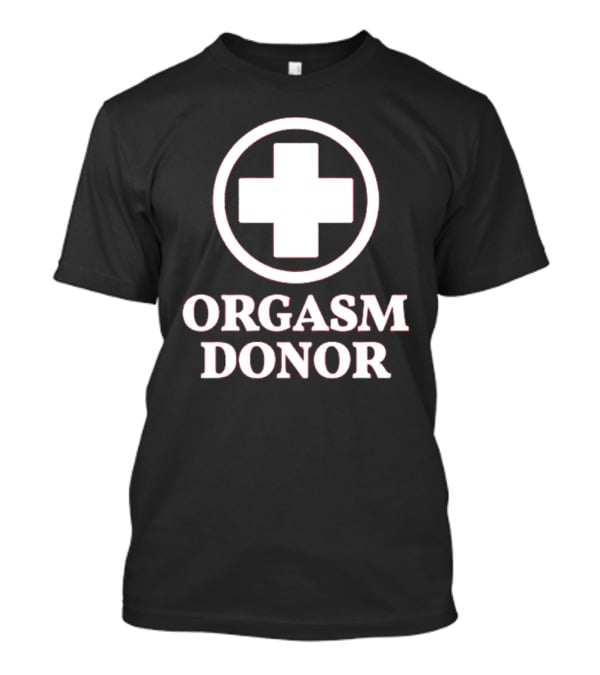 Danny Duncan Red Orgasm Donor Cross T-Shirt