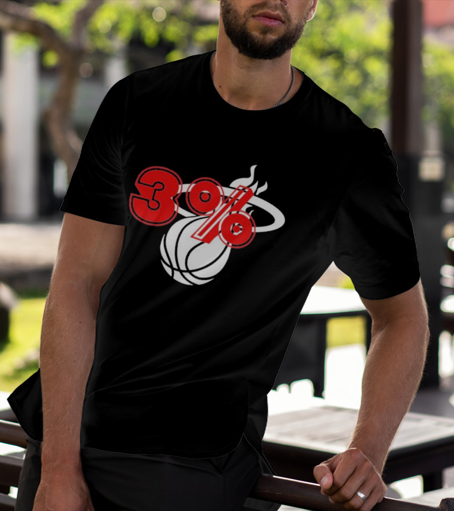 3% Heat Culture Miami Basketball T-Shirt