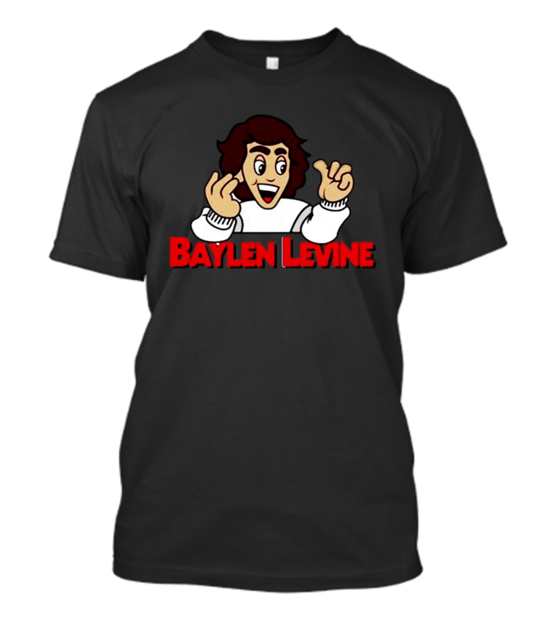 Baylen Levine Cartoon Character Gesture T-Shirt