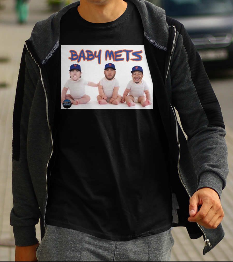 Brett Baty Mark Vientos Francisco Álvarez Baby Mets New York Mets T-Shirt