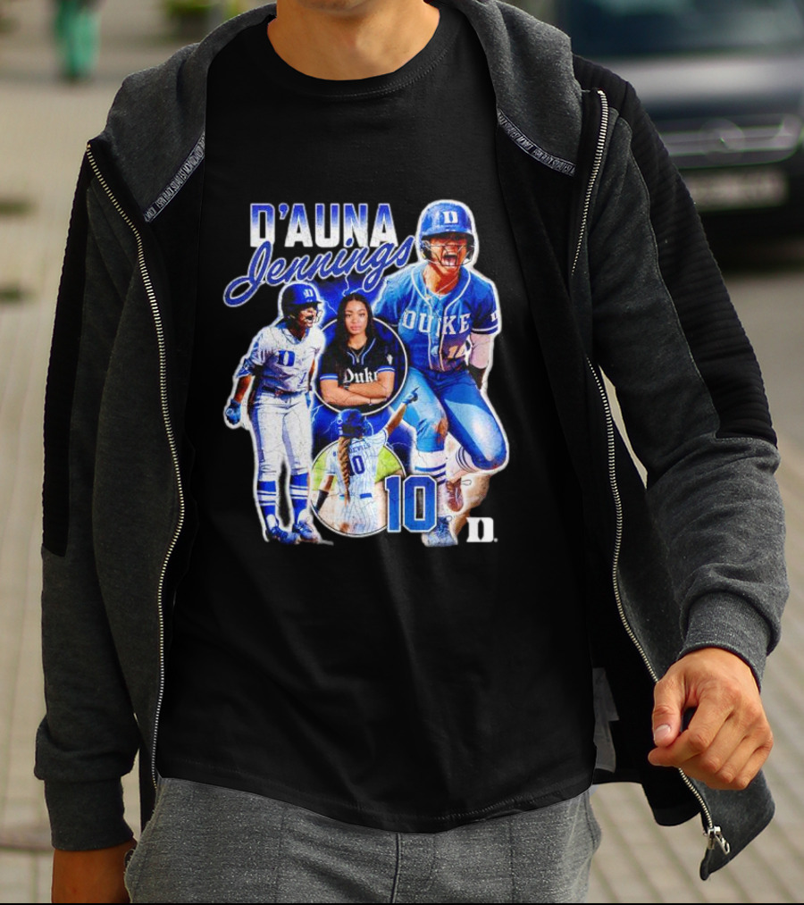 D'auna Jennings Duke Softball 10 T-Shirt