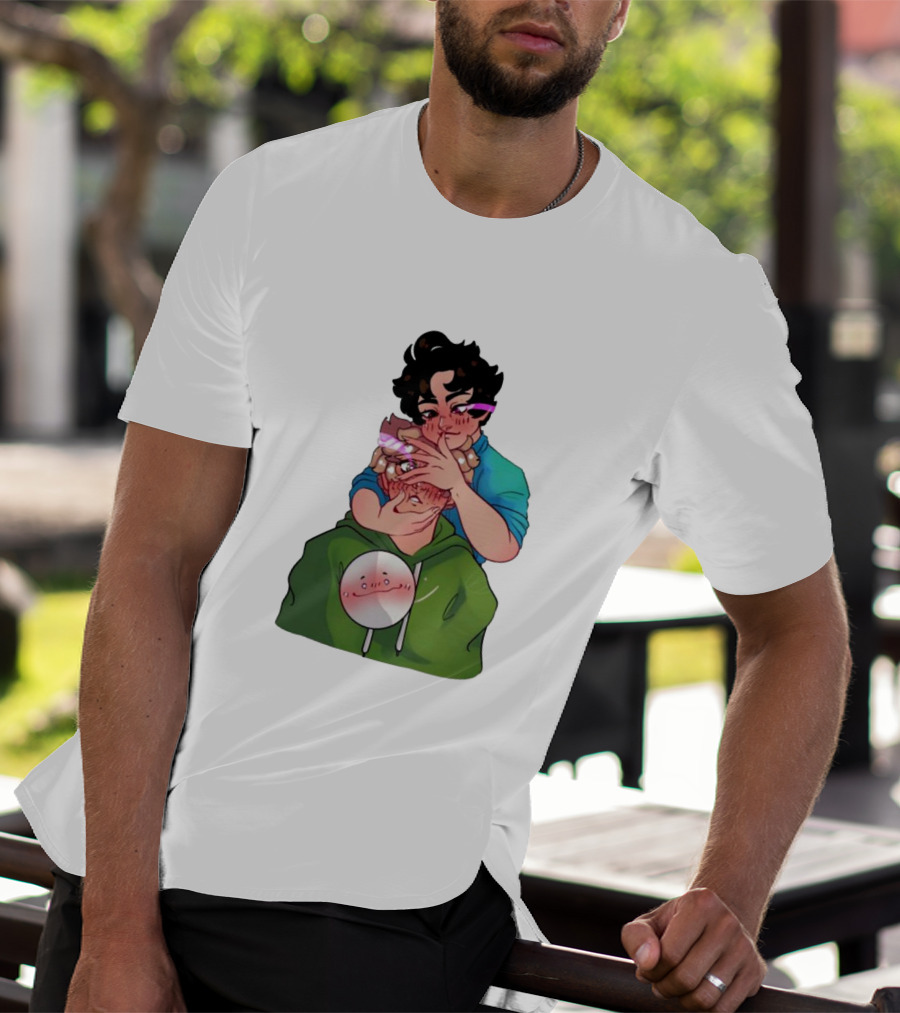 DNF Cartoon Dream SMP Fanart Hoodie Boys Hugging T-Shirt