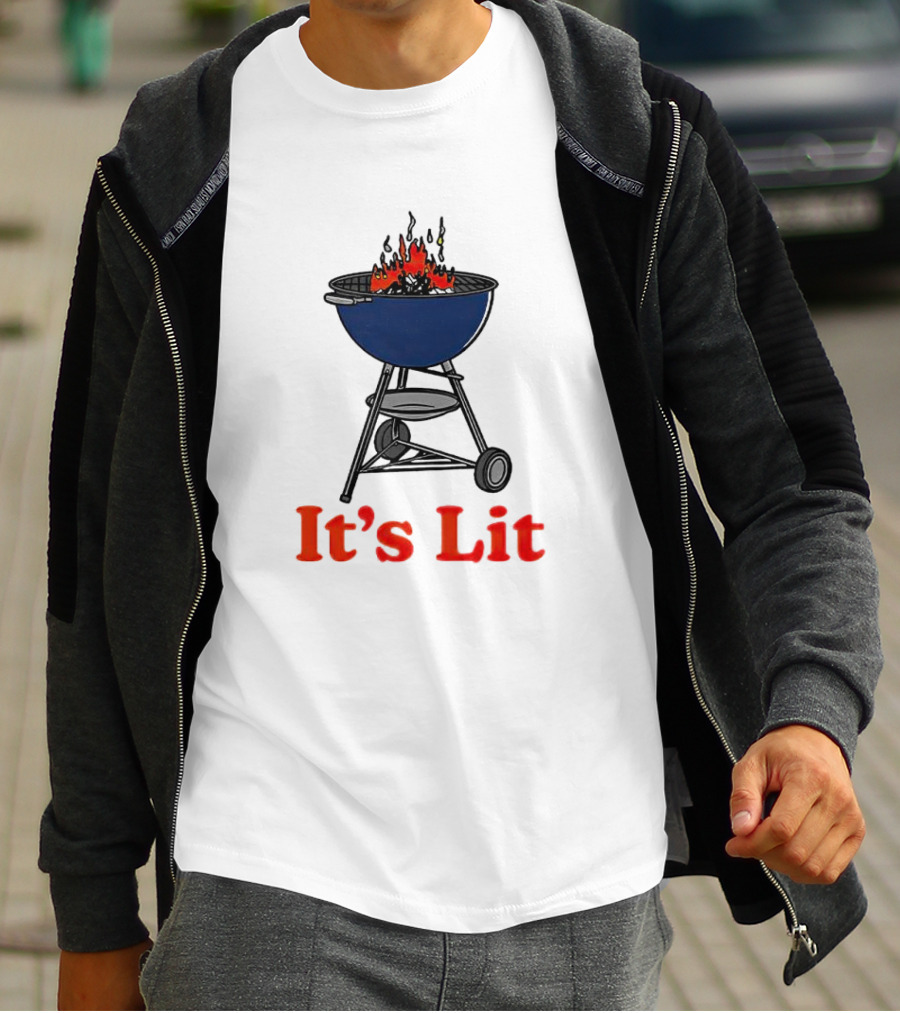 It's Lit Grill Flame Barbecue T-Shirt