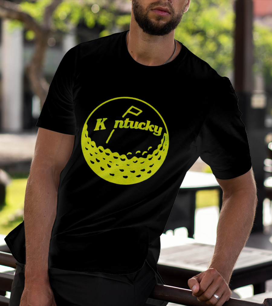 Kentucky Golf Ball Logo With Retro T-Shirt