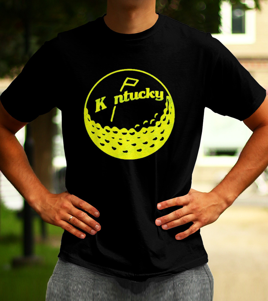 Kentucky Golf Ball Logo With Retro T-Shirt