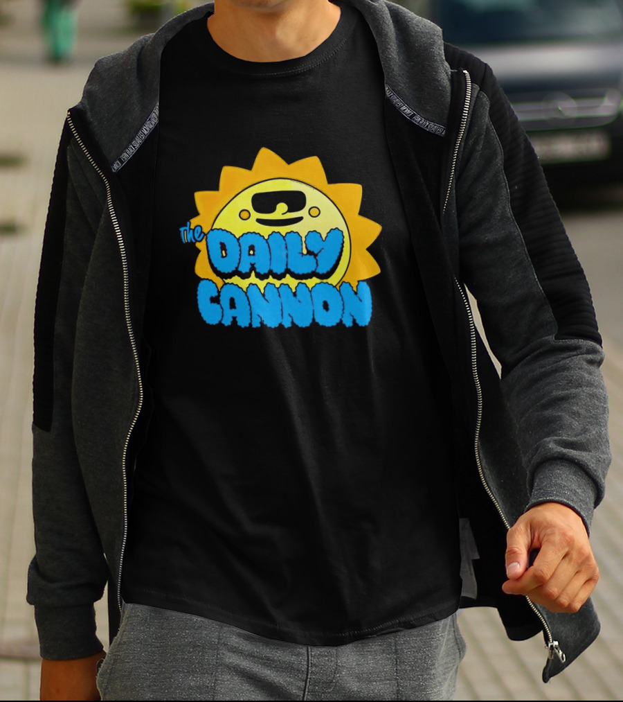 The Daily Cannon Sunburst Smile Emblem T-Shirt