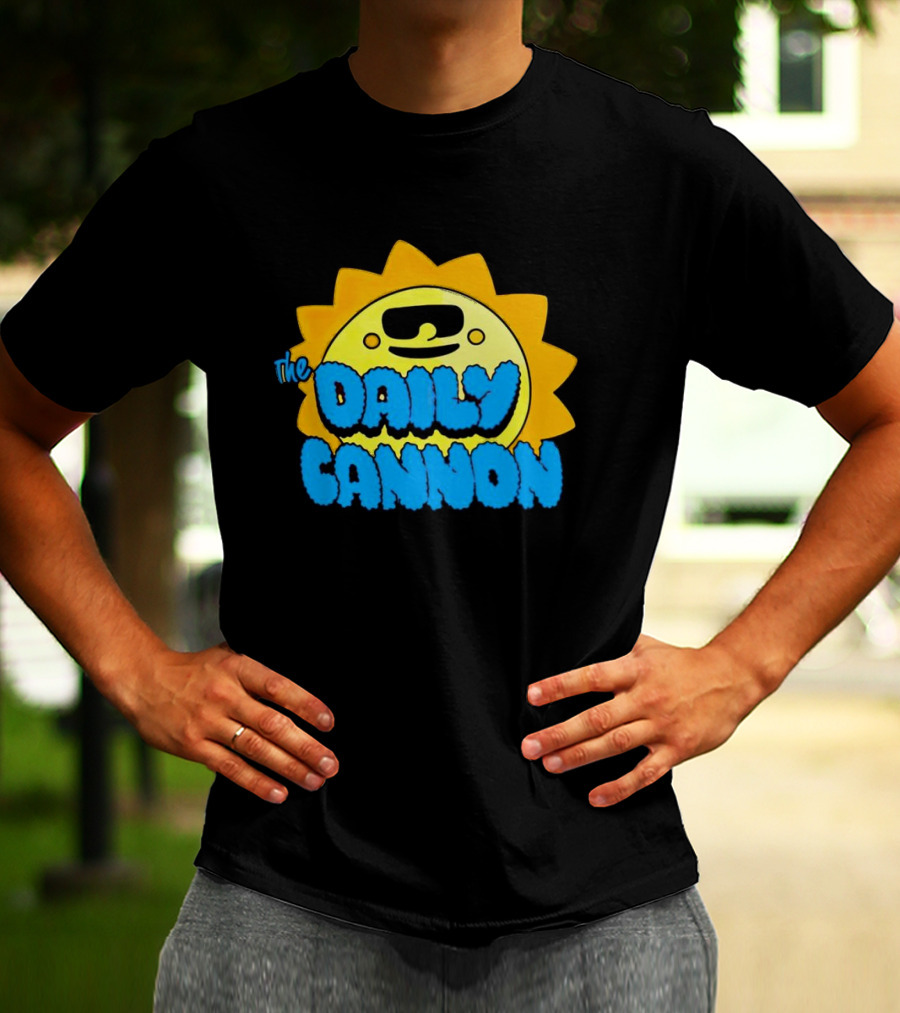 The Daily Cannon Sunburst Smile Emblem T-Shirt