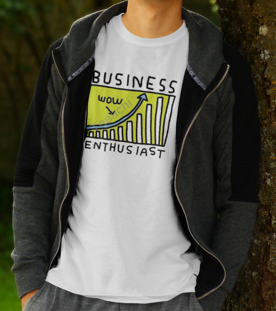 BUSINESS ENTHUSIAST WOW ARROW GRAPH T-Shirt