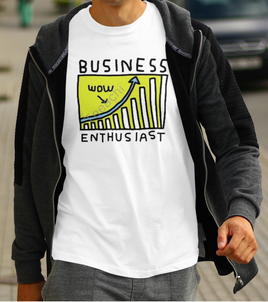 BUSINESS ENTHUSIAST WOW ARROW GRAPH T-Shirt