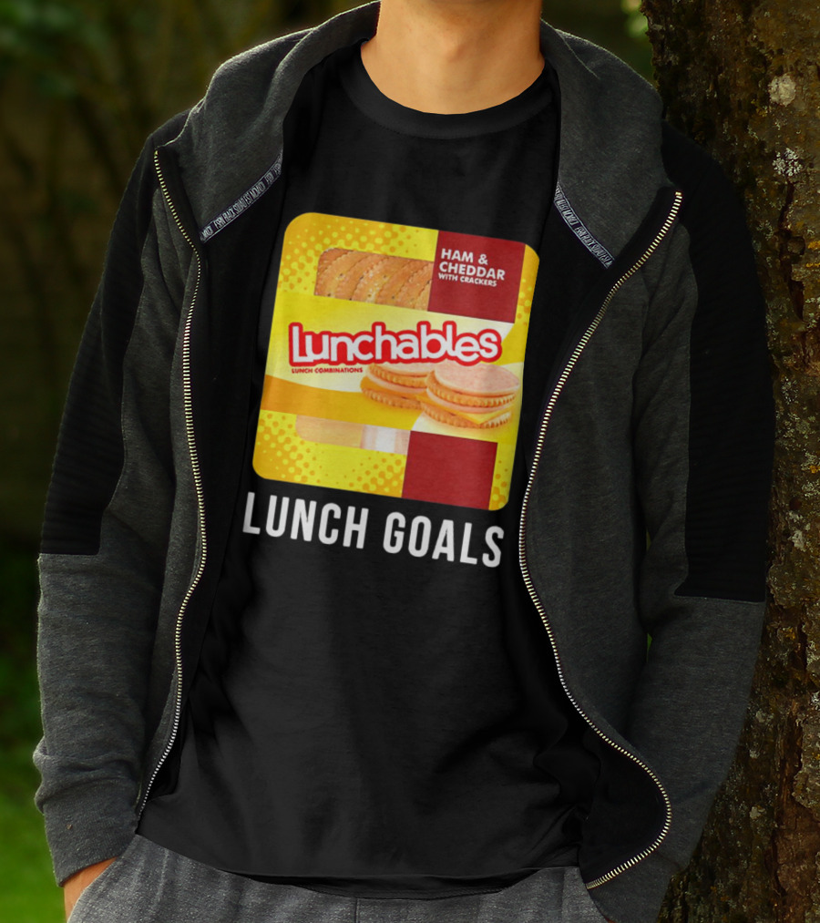 Ham And Cheddar With Crackers Lunchables Lunch Combinations Lunch Goals T-Shirt