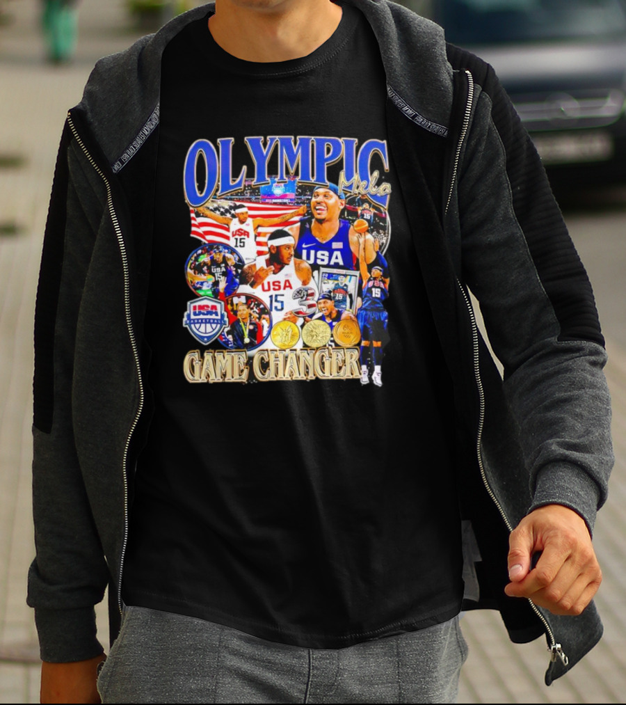OLYMPIC Melo USA Basketball 15 Game Changer T-Shirt