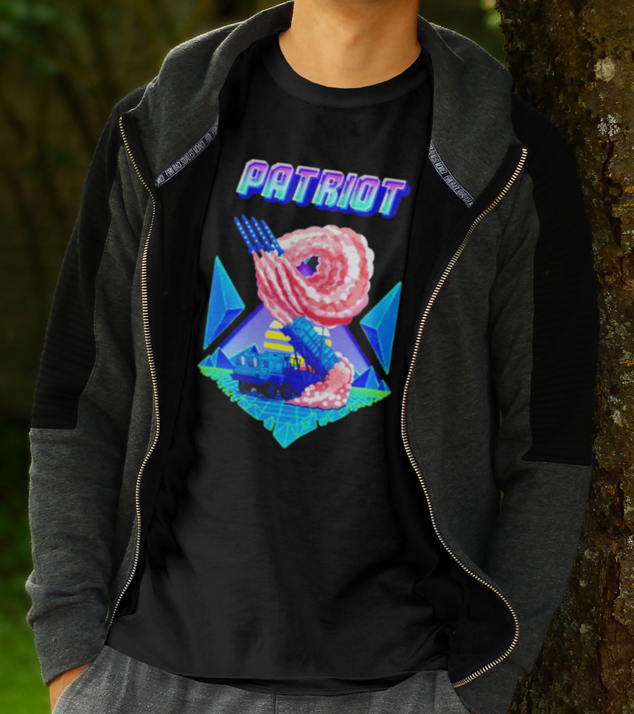 Patriot Retro Futuristic Missile Launcher T-Shirt