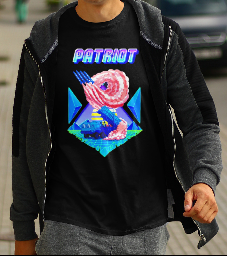 Patriot Retro Futuristic Missile Launcher T-Shirt