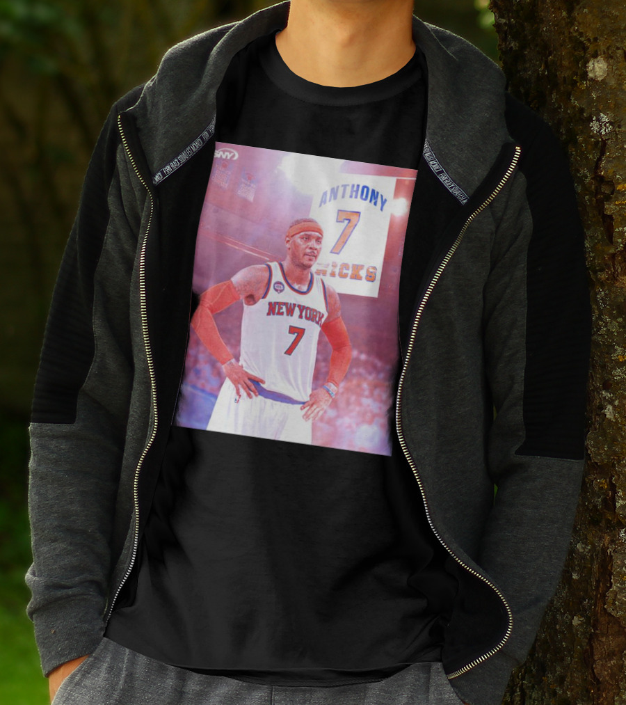 Anthony 7 New York Knicks Basketball Jersey T-Shirt