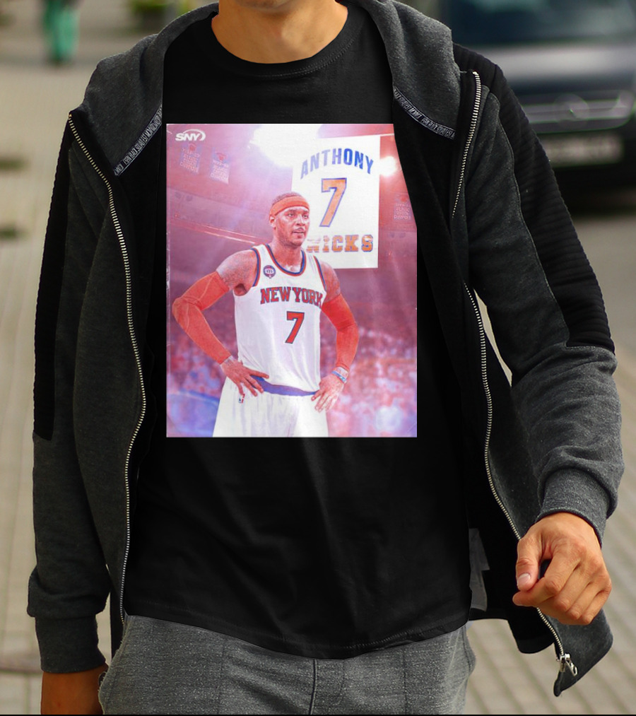Anthony 7 New York Knicks Basketball Jersey T-Shirt