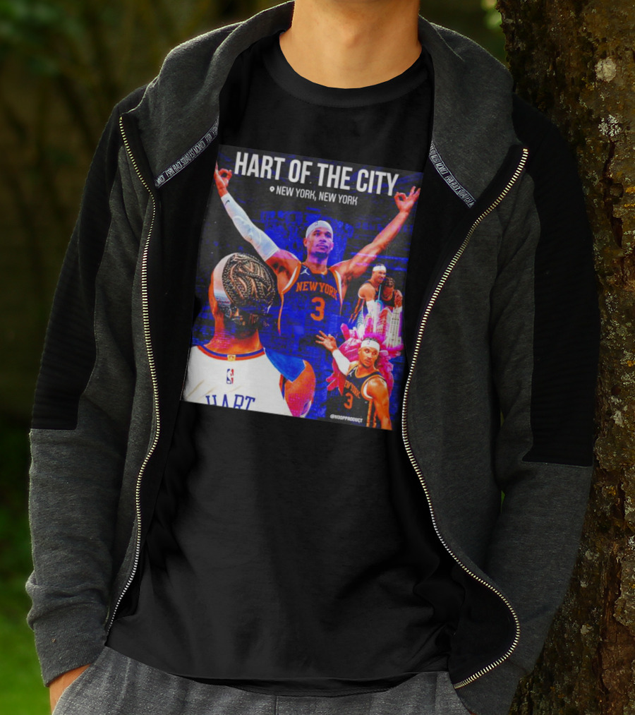 Hart Of The City New York Knicks Josh Hart Basketball NYC T-Shirt