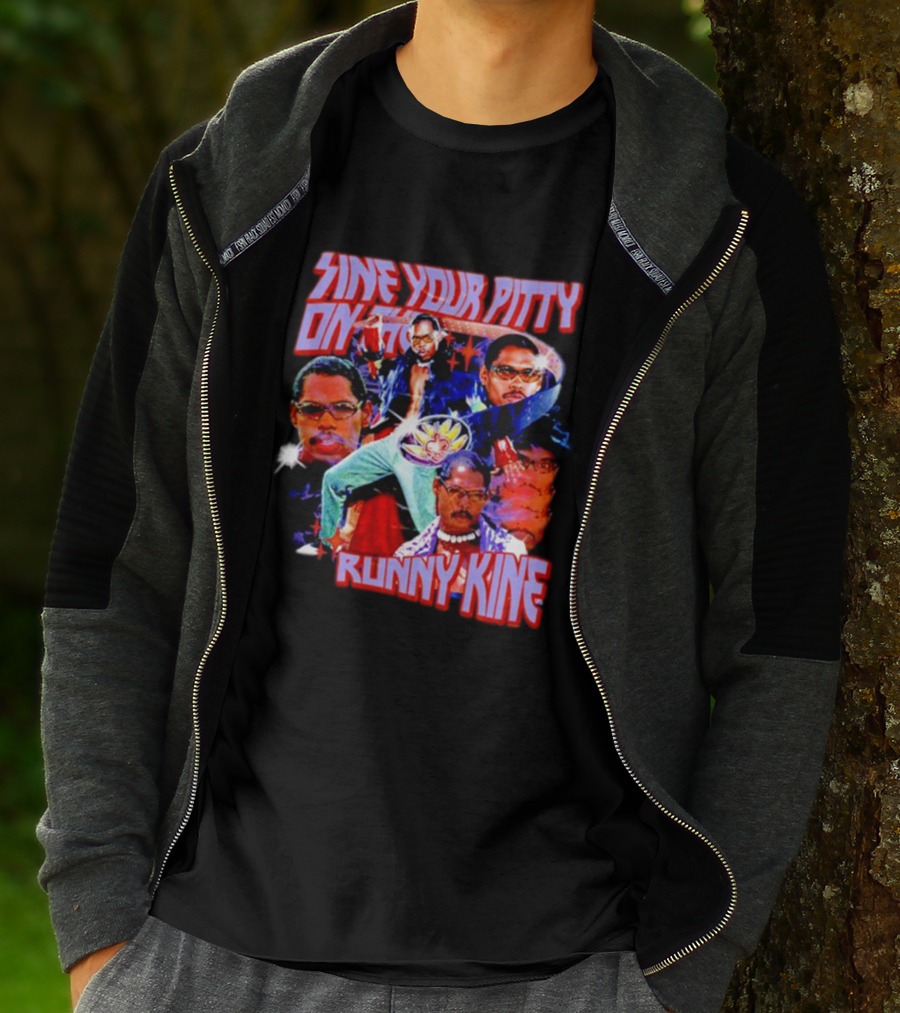Sine Your Pitty On The Runny Kine Pootie Tang Collage T-Shirt