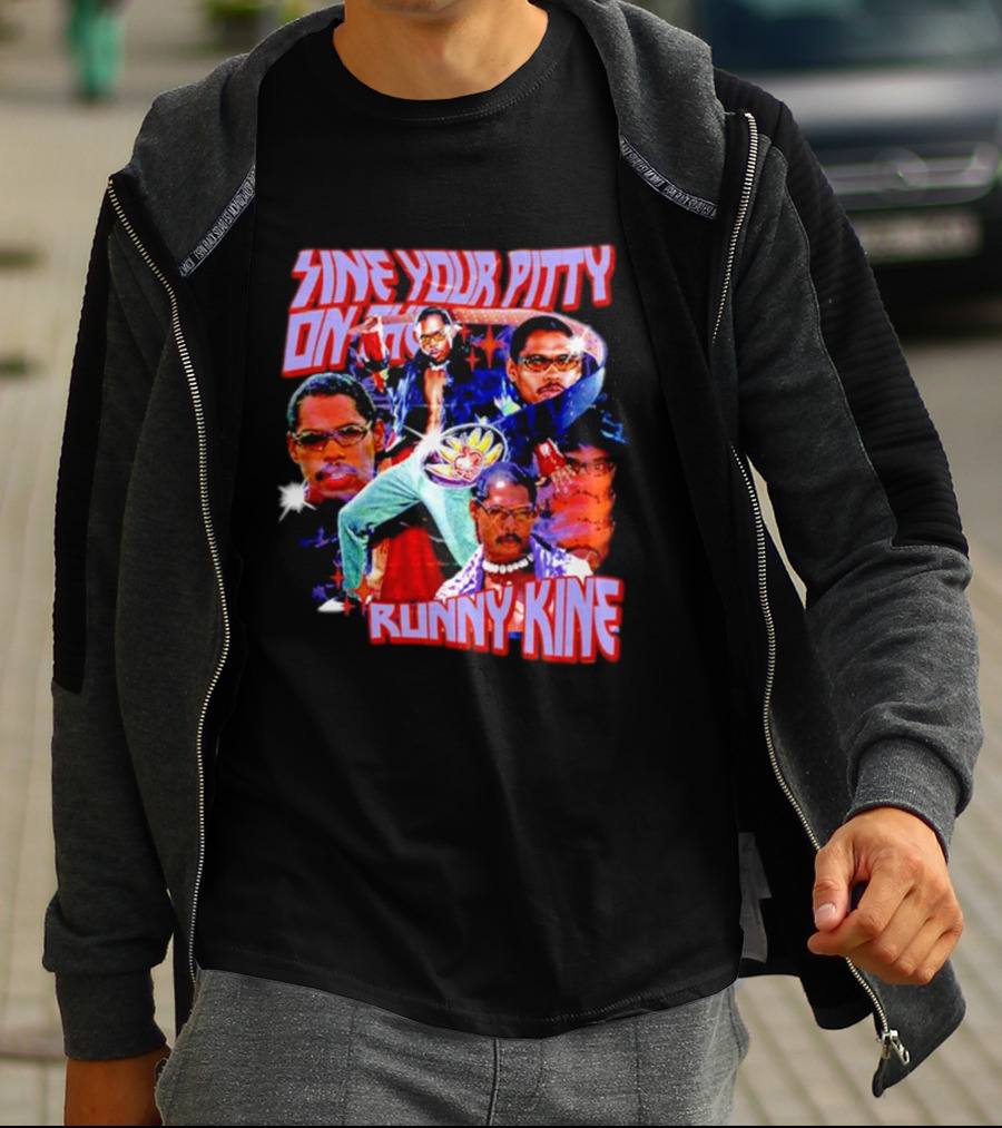 Sine Your Pitty On The Runny Kine Pootie Tang Collage T-Shirt