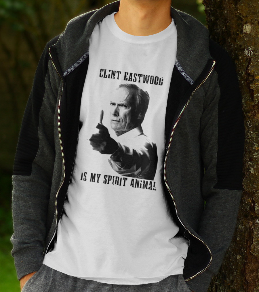 Clint Eastwood Is My Spirit Animal Image T-Shirt