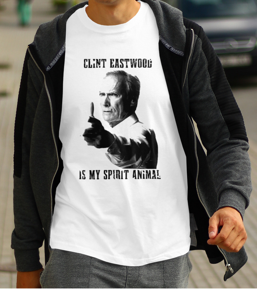 Clint Eastwood Is My Spirit Animal Image T-Shirt