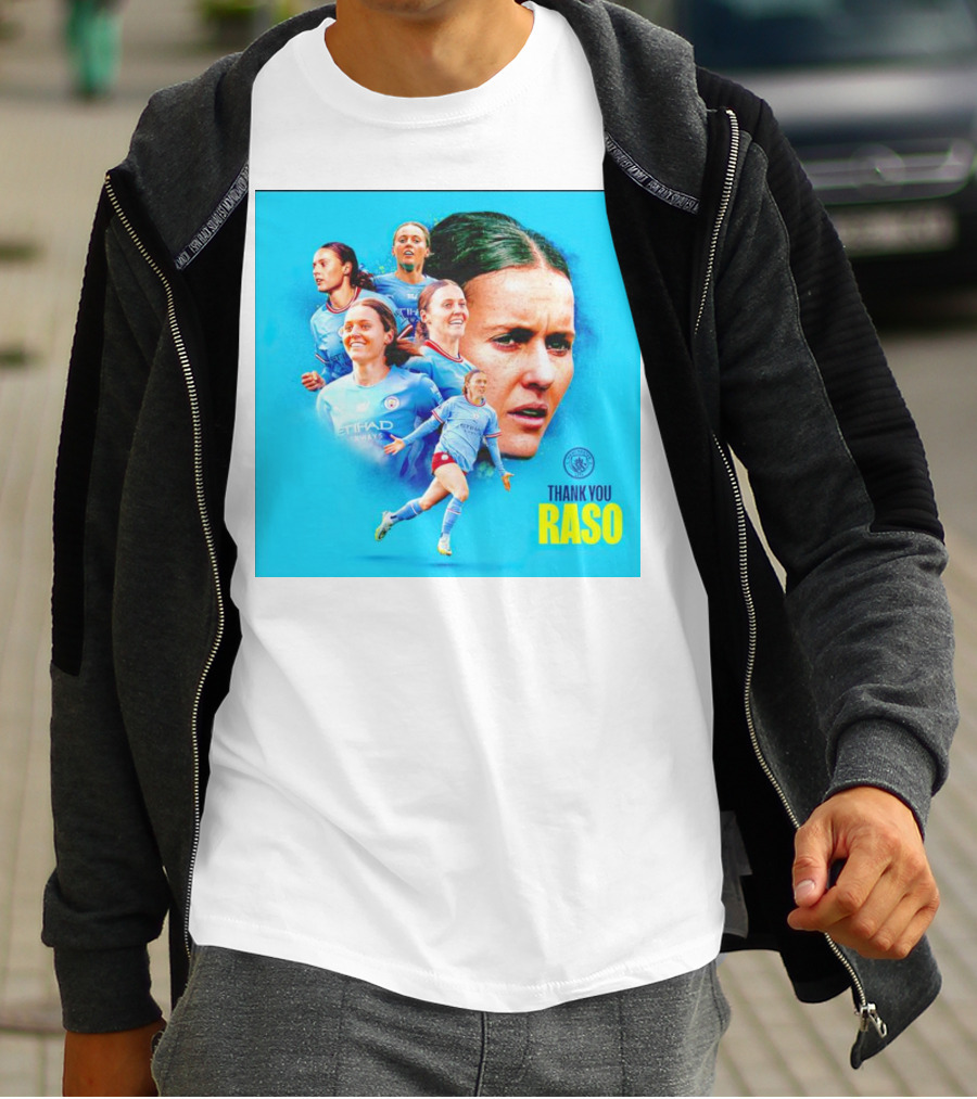 Thank You Raso Hayley Manchester City Etihad T-Shirt