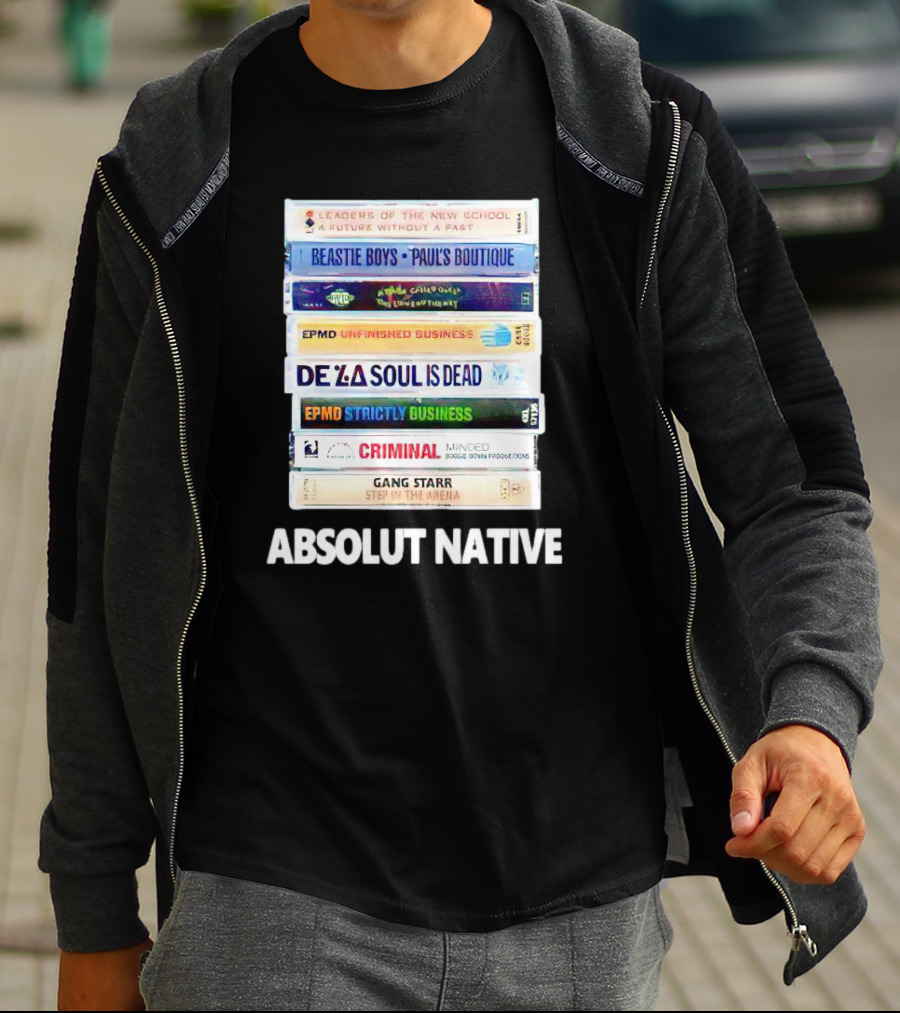 Leaders Of The New School Beastie Boys De La Soul Gang Starr Absolut Native T-Shirt
