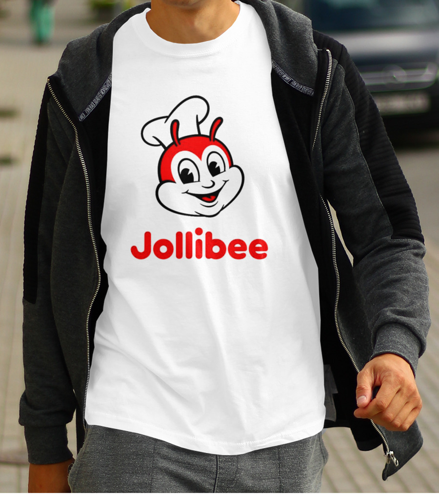Jollibee Bee Icon With Text T-Shirt