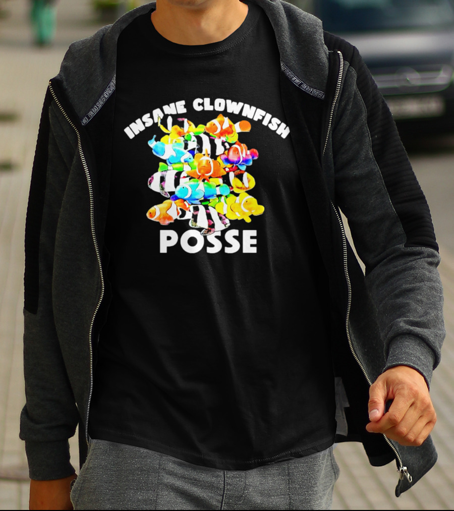 Insane Clownfish Posse Colorful Group T-Shirt