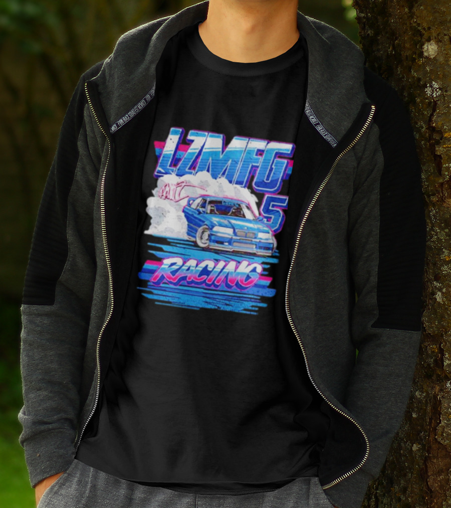 LZMFG R34 Racing 5 Car Drift T-Shirt