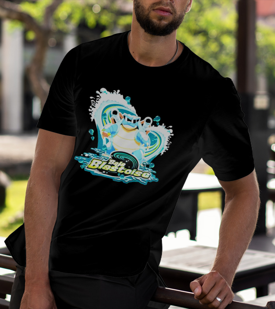 Baja Blastoise Splashing Surf Adventure T-Shirt