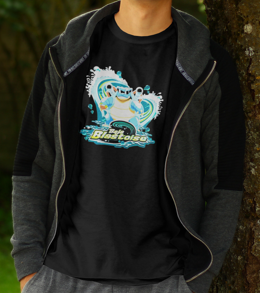 Baja Blastoise Splashing Surf Adventure T-Shirt
