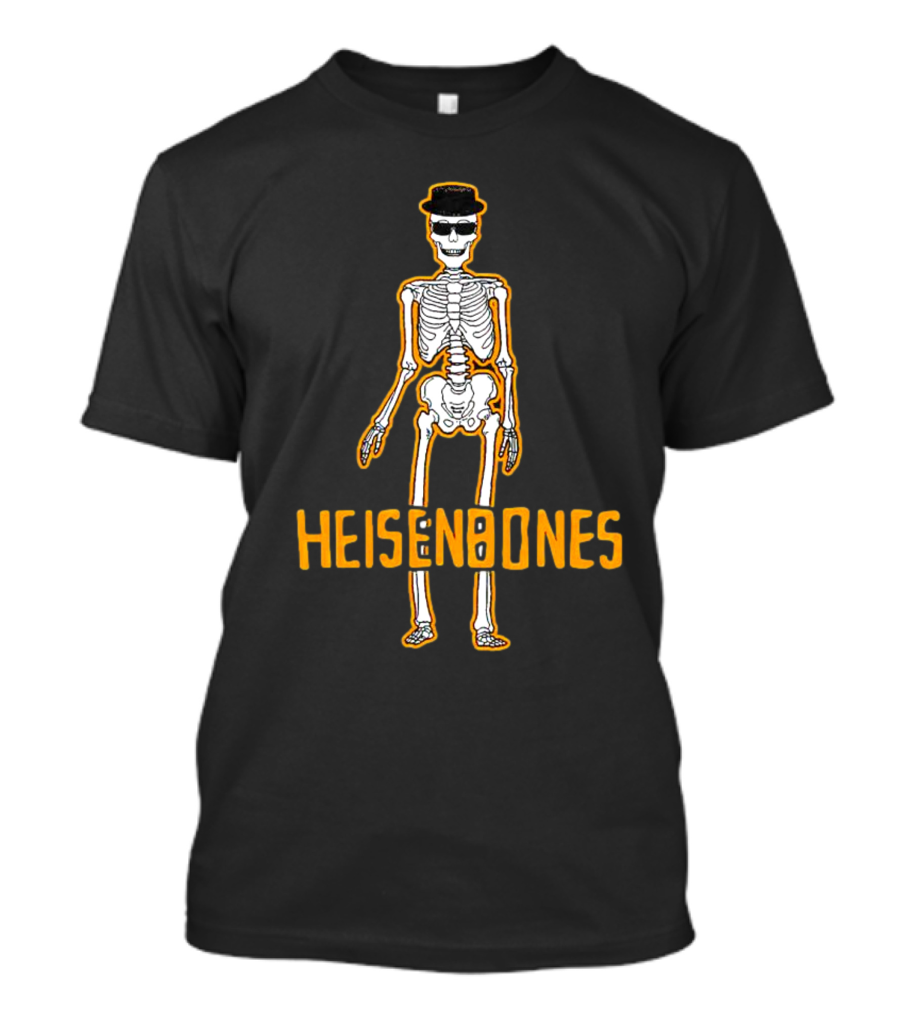 Heisenbones Skeleton With Hat And Sunglasses T-Shirt