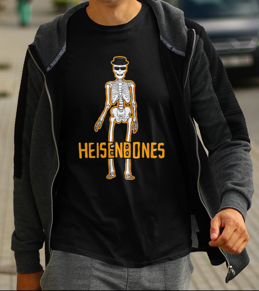 Heisenbones Skeleton With Hat And Sunglasses T-Shirt