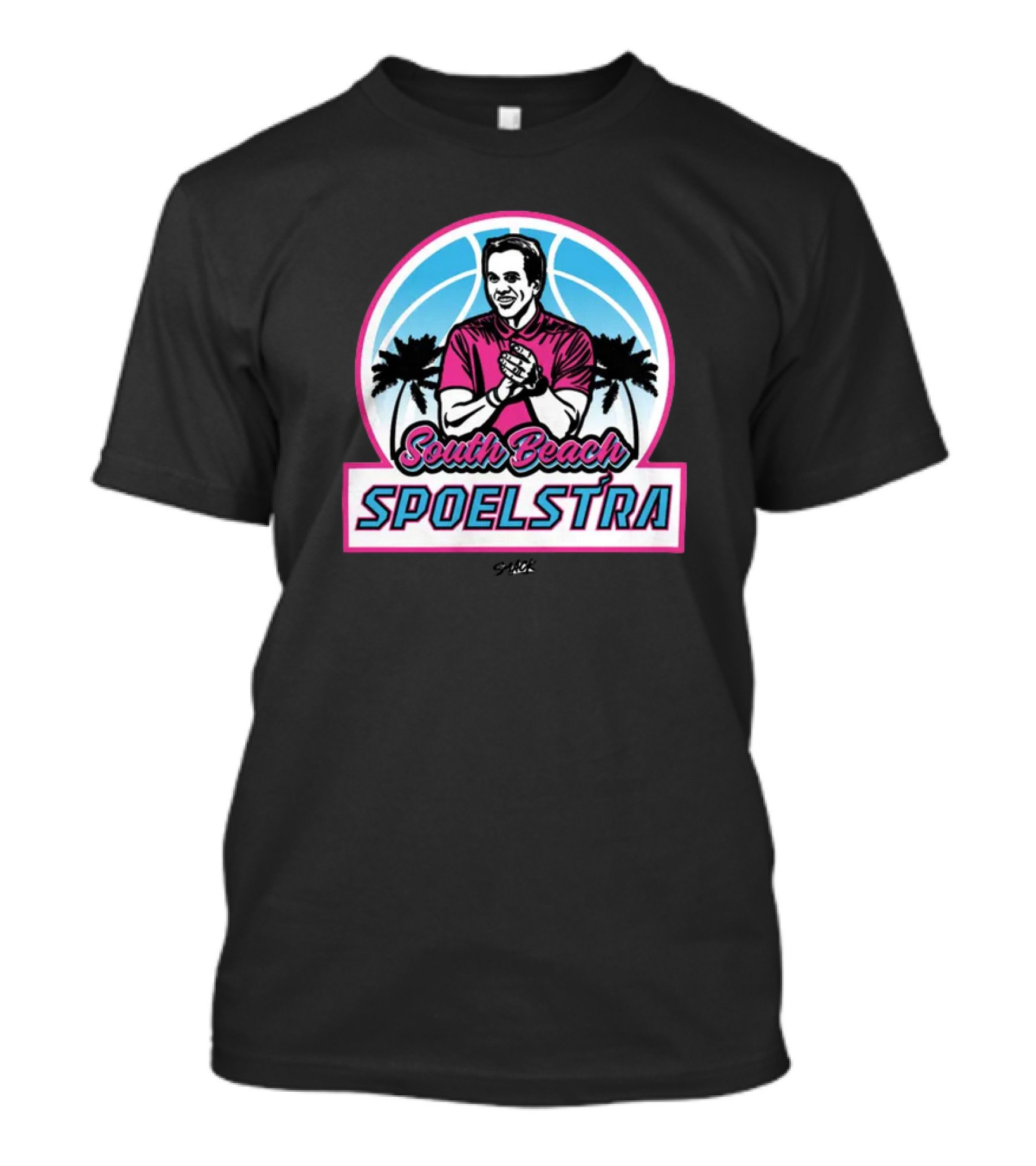 South Beach Spoelstra Miami Basketball Smack T-Shirt