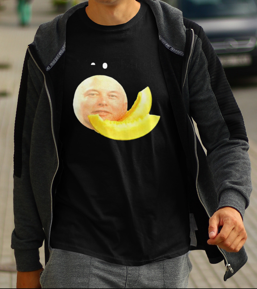 Melon Musk Canary Musk Face With Melon Slice T-Shirt