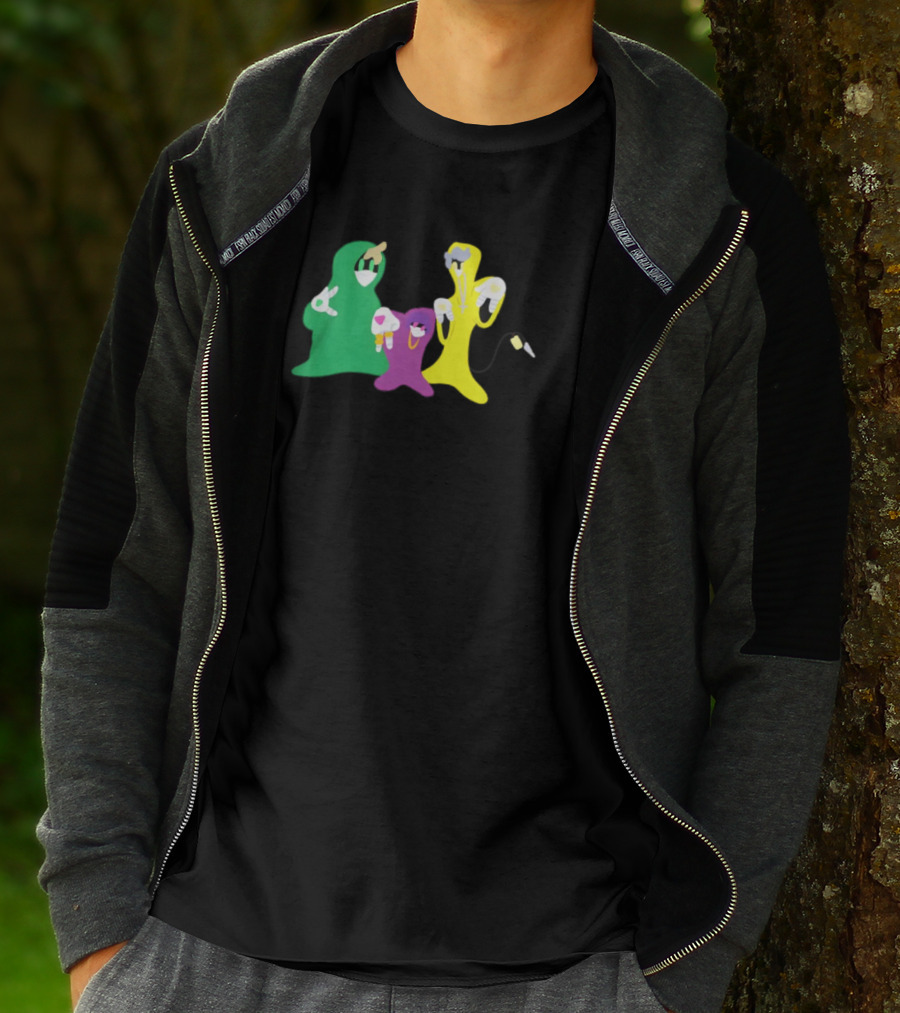 Shadow Wizard Money Gang Colorful Ghosts With Microphones And Spells T-Shirt