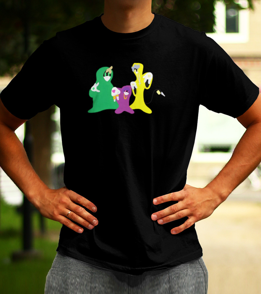 Shadow Wizard Money Gang Colorful Ghosts With Microphones And Spells T-Shirt