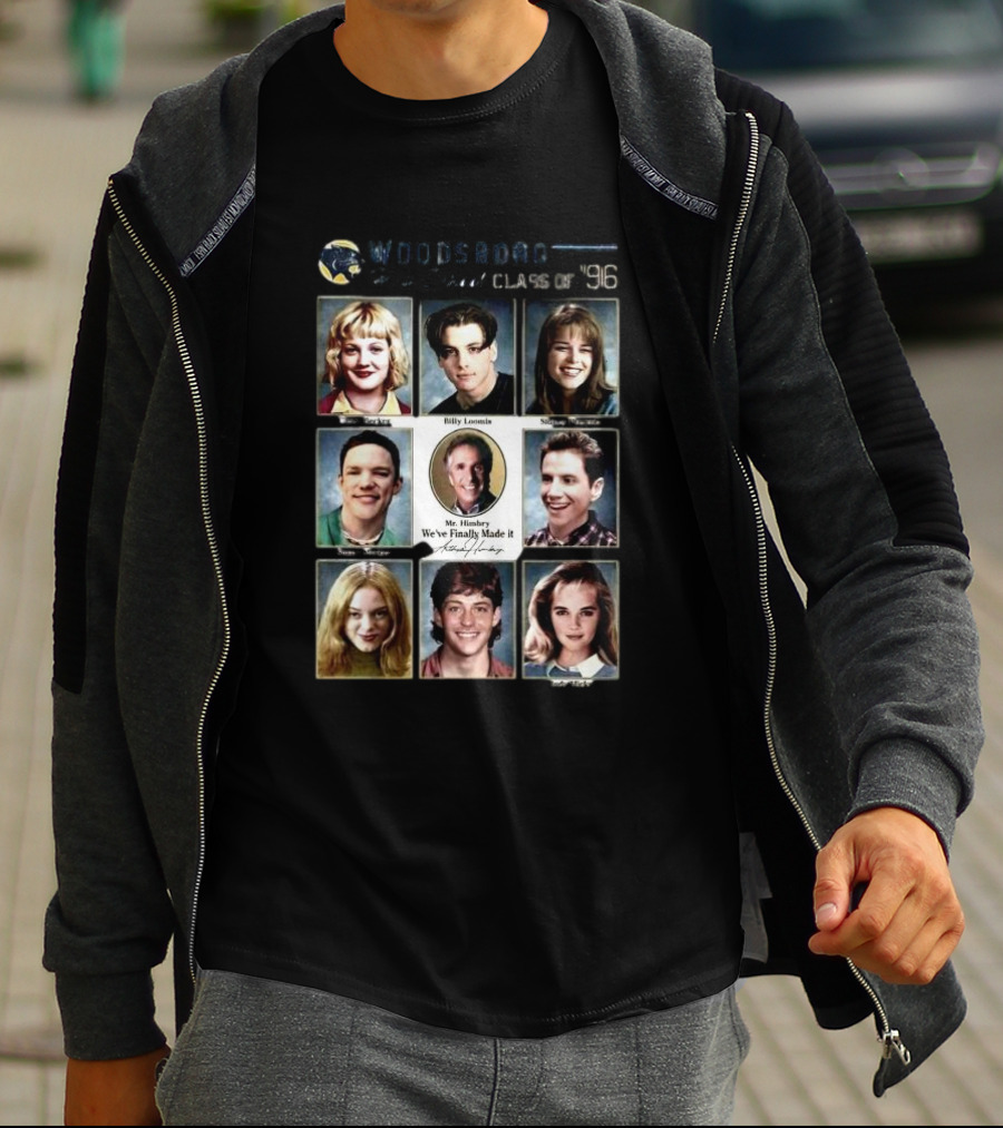 Woodsboro High School Class Of '96 Yearbook Featuring Tatum Stu Billy Sidney Mr. Himbry T-Shirt