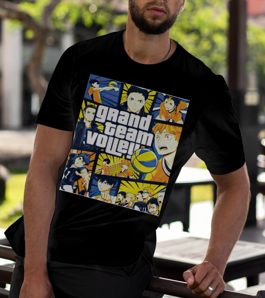 Grand Team Volley Anime Volleyball Characters T-Shirt