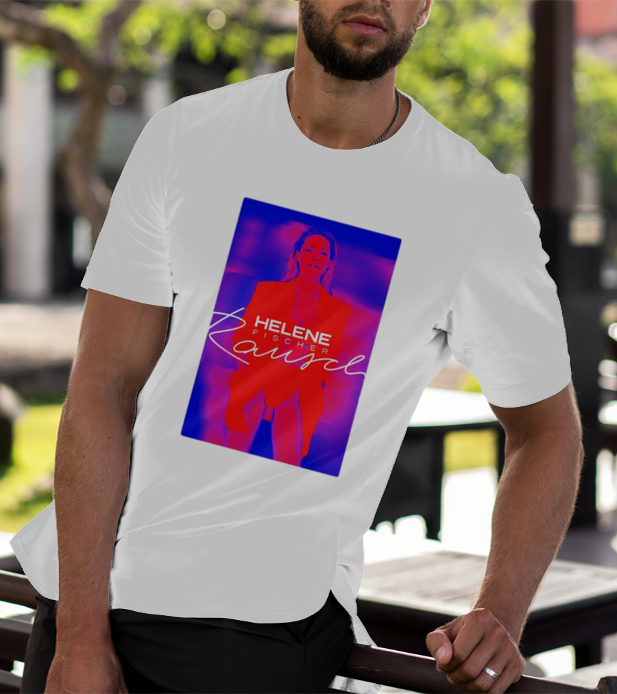 Helene Fischer Rausch Neon Style Bold Visuals T-Shirt