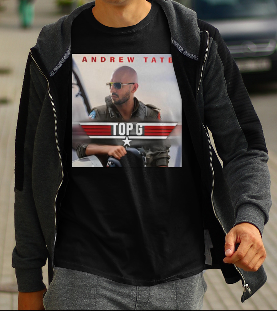 Andrew Tate Top G Pilot Aviator T-Shirt